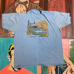 Vintage 80s Single Stitch Colorado Painting Tourist T Shirt